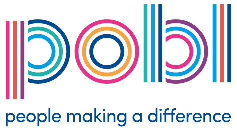Pobl logo - People making a difference